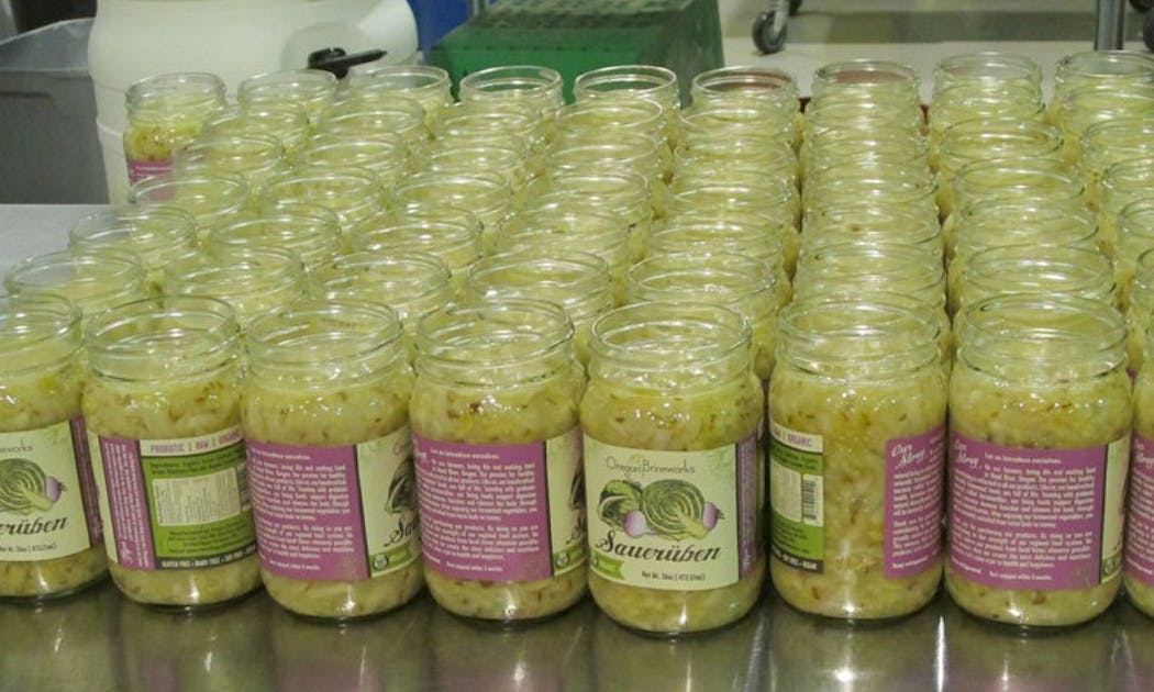 Oregon Brineworks Raw Fermented Sauerkraut for Digestive Health
