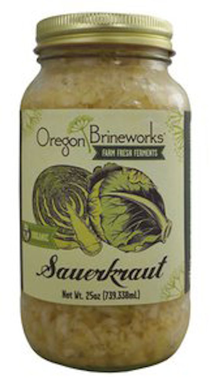 Oregon Brineworks Raw Fermented Sauerkraut for Digestive Health