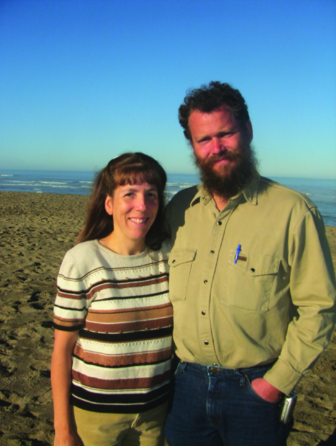 David and Kimberly Stelzer at the beach