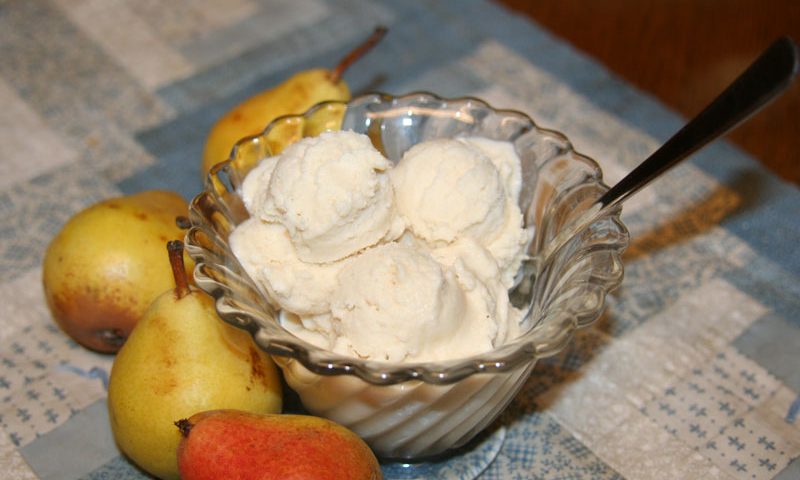 Pear sorbet recipe discount ice cream maker