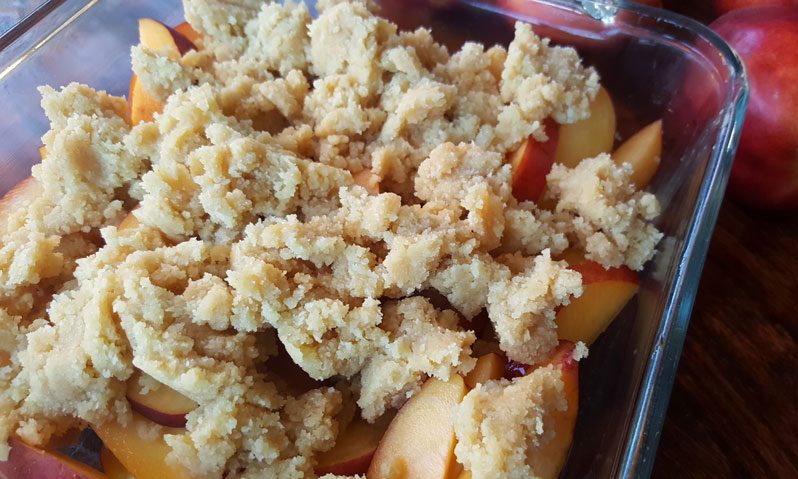 Enjoy Peaches or Nectarines in a GrainFree Paleo Cobbler Azure Standard