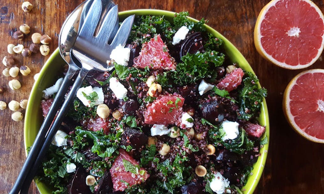 Beets, Grapefruit, Quinoa & Kale Warm Salad Recipe Azure Standard