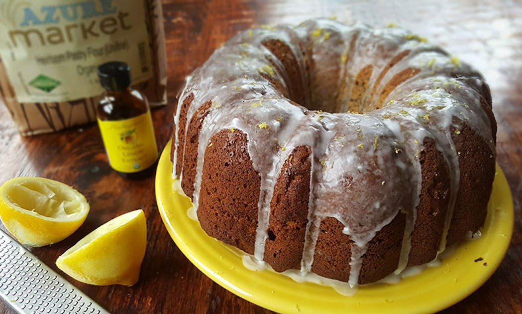 Glazed Lemon Poppy Seed Bundt Cake Recipe Azure Standard
