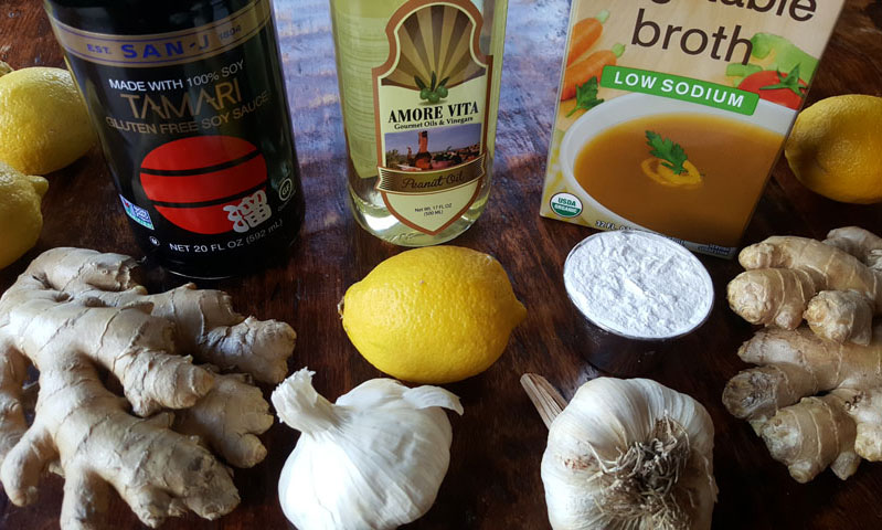 Easy Lemon Ginger Sauce for Fish or Stir Fry