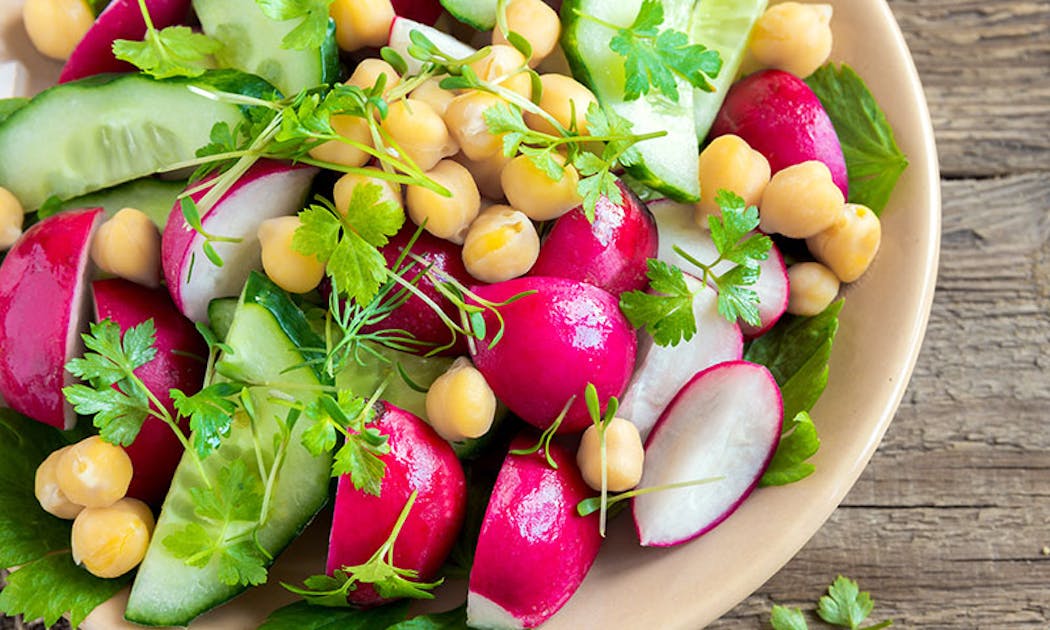 Marinated Garbanzo Beans & Radish Salad Recipe Azure Standard