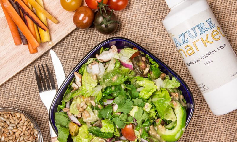How to Use Sunflower Lecithin in Salad Dressings Azure Standard
